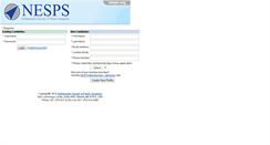 Desktop Screenshot of join.nesps.org